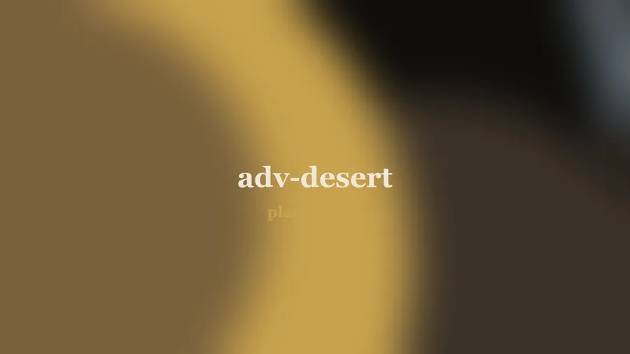 Desert traverse