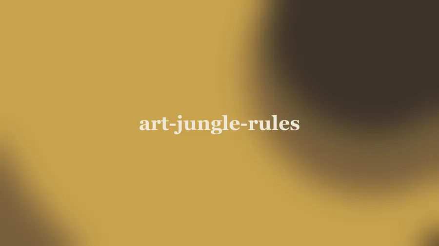 Jungle rules: sweat, salt and silence
